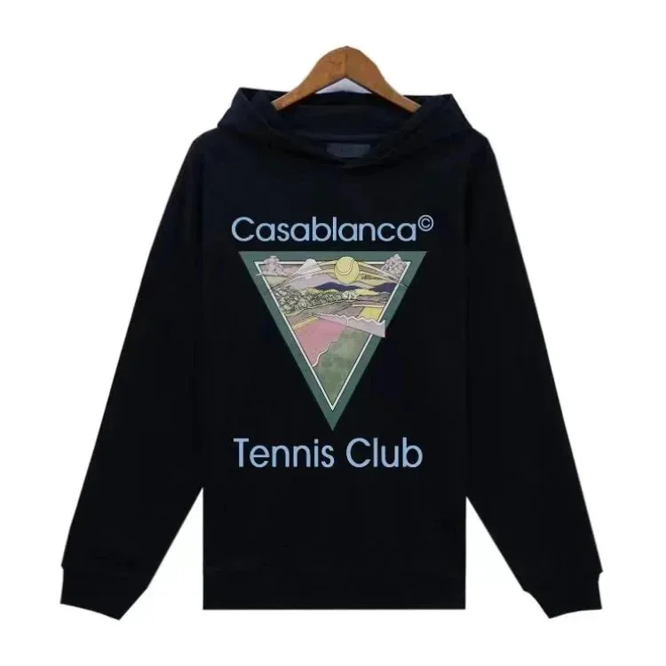 Casablanca Tennis Club Black Hoodie