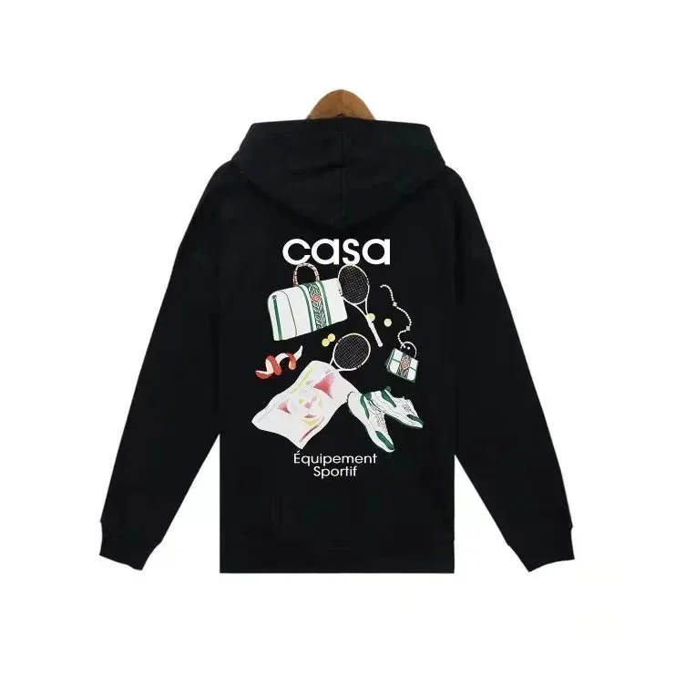 Black Casa Equipment Sportif Hoodie