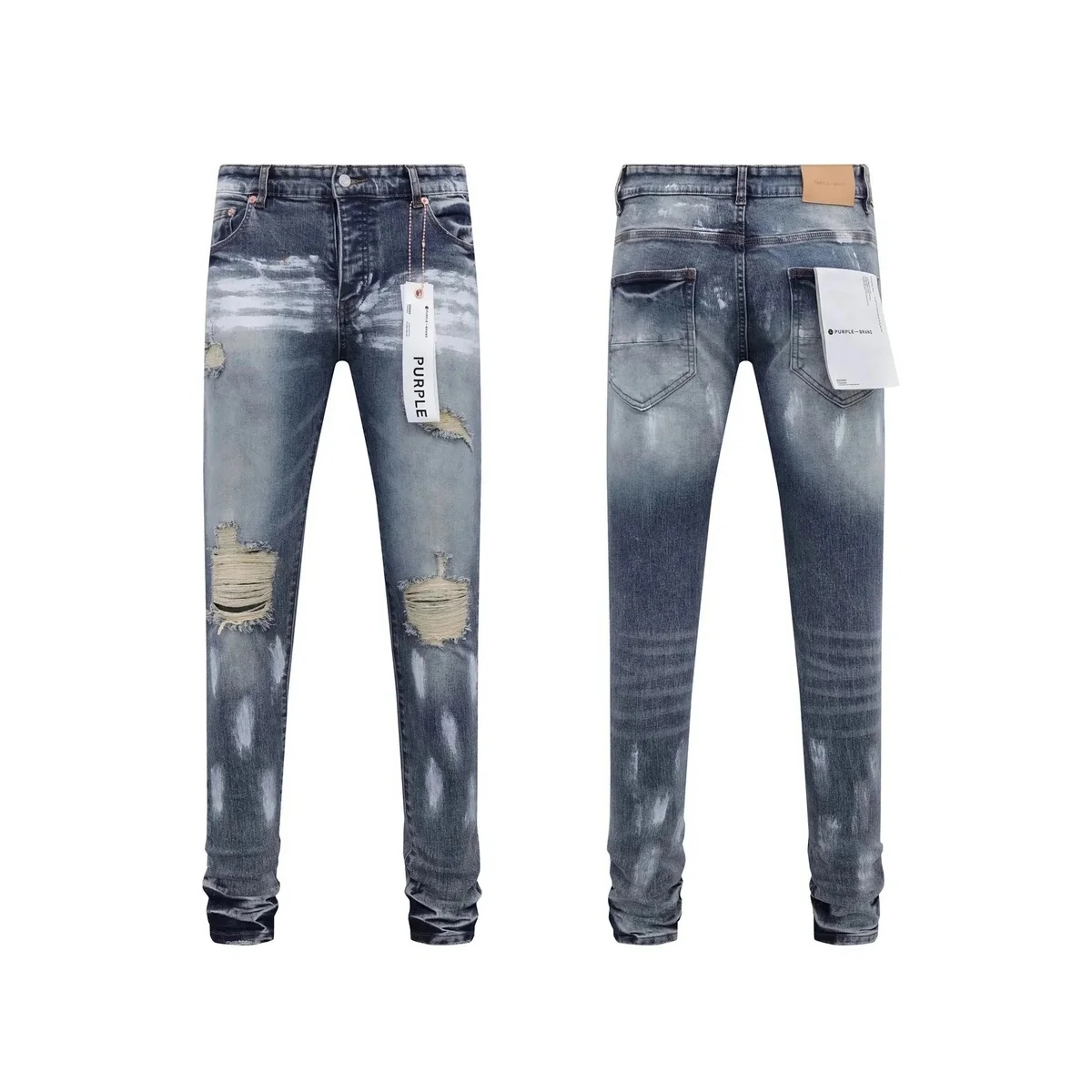 Purple Brand P001 Distressed Denim Jeans