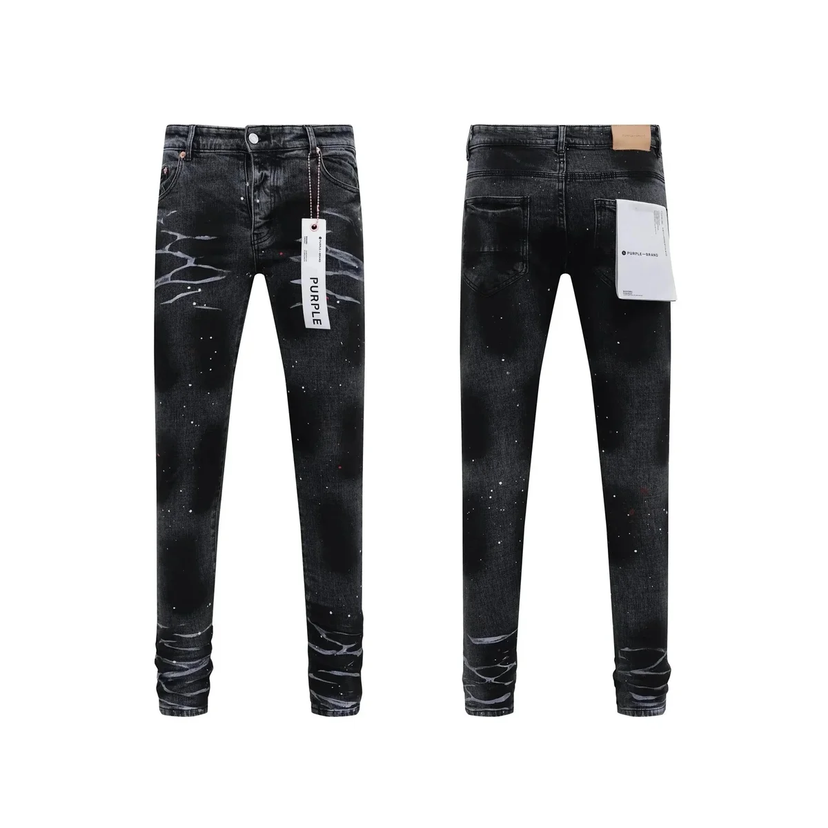 Purple Brand P001 Galaxy Print Jeans Black