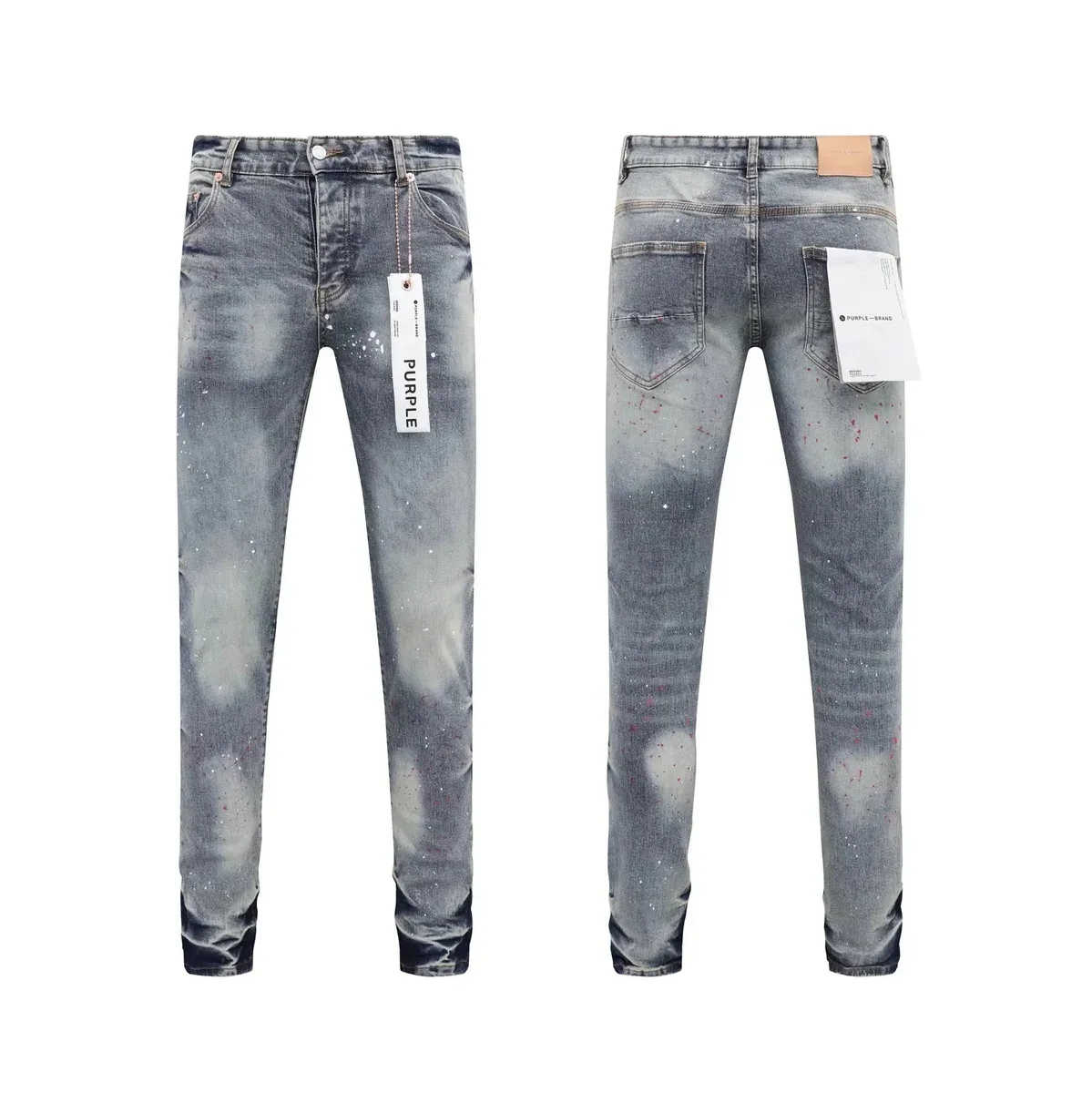 Purple Brand P001 Paint Splatter Jeans