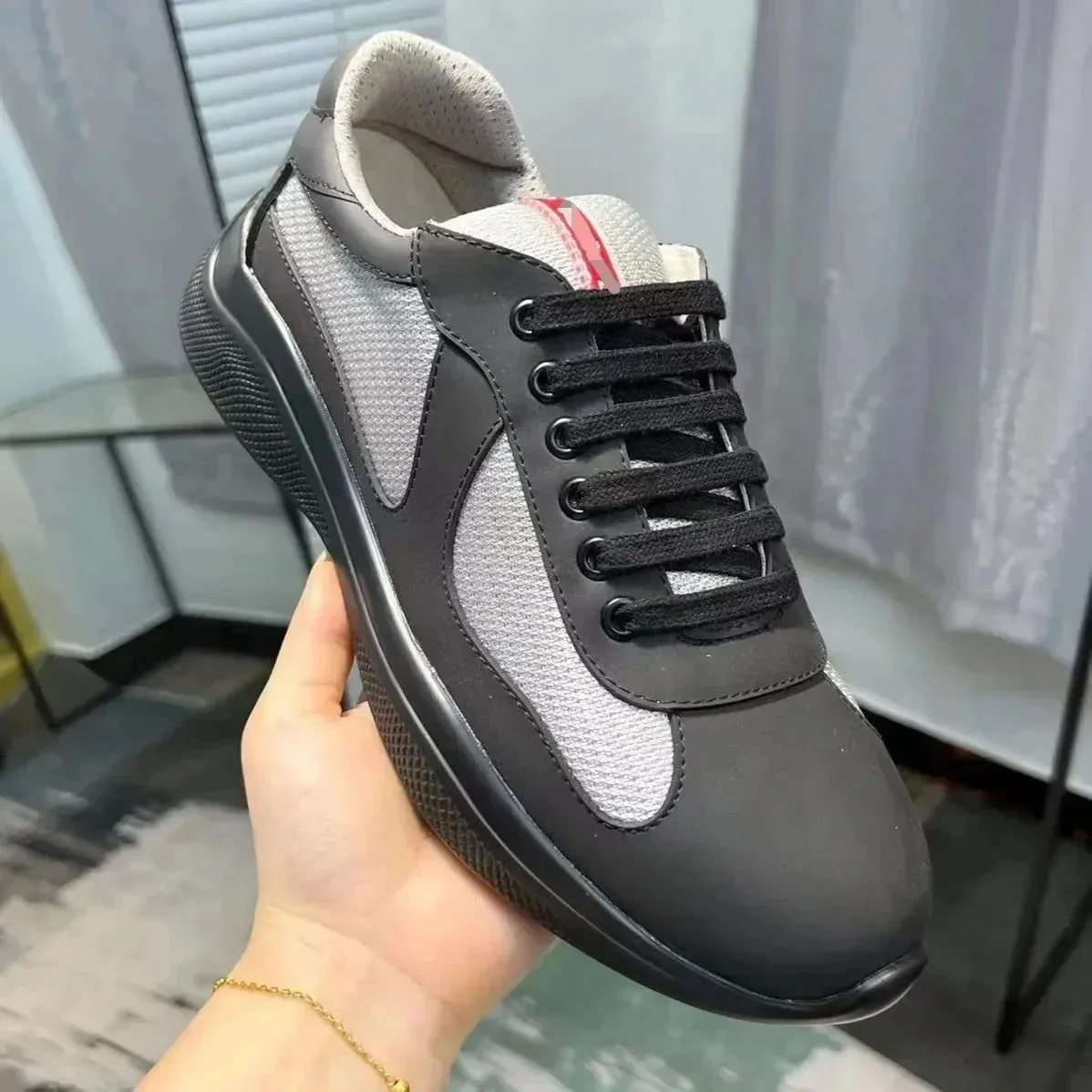 Prada Runners Black/Grey Sneakers