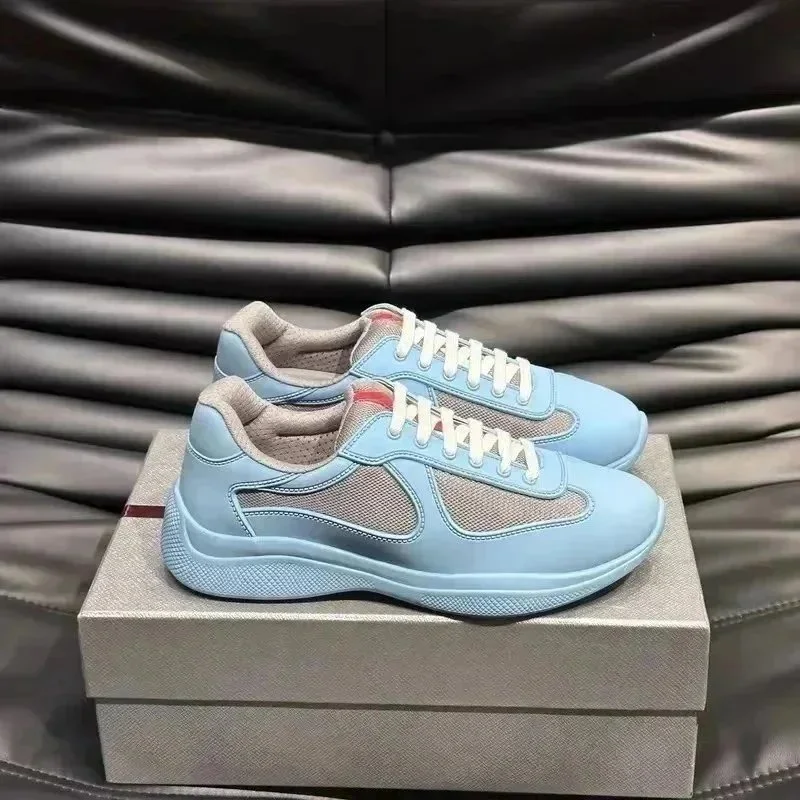 Prada Runners Light Blue Sneakers