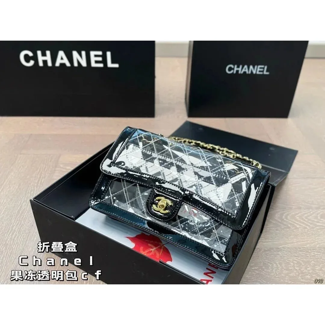 Chanel CF Fruit Ice Transparent Bag Black