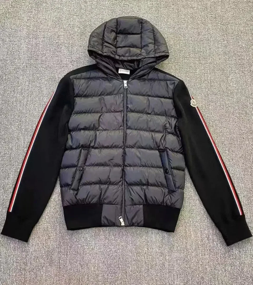 Moncler High Neck Puffer Jacket Black