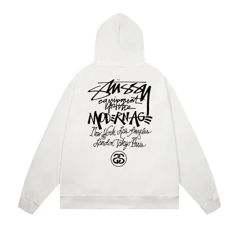 Stussy Modern Age Hoodie White