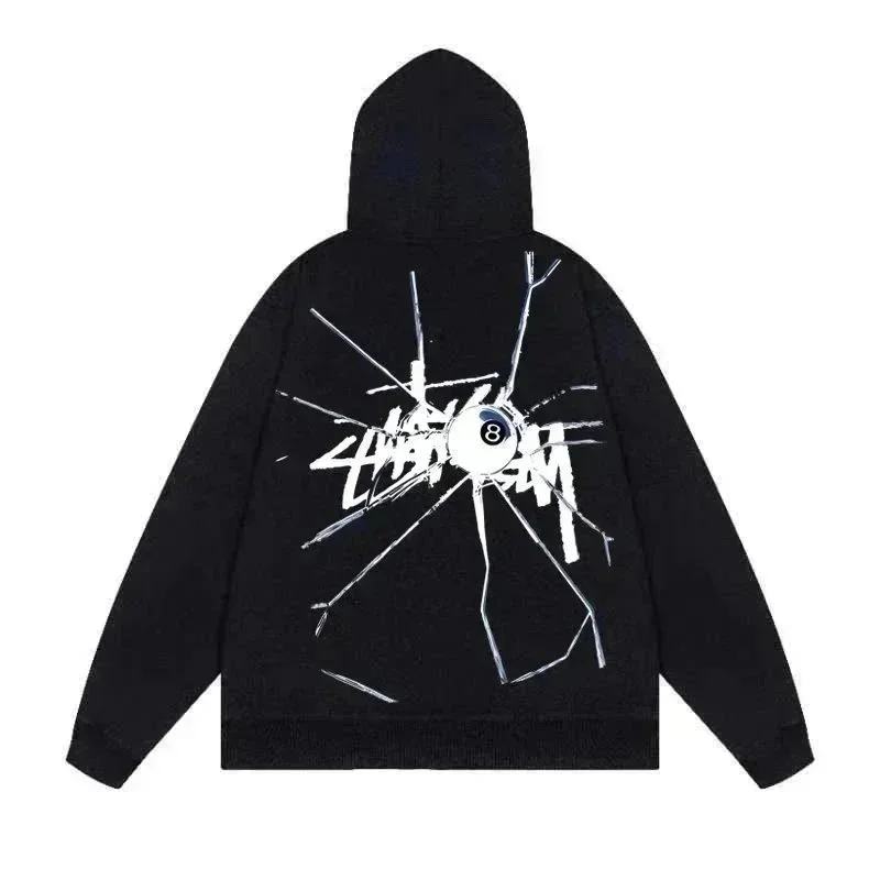Stussy Stüssy Black 8-Ball Hoodie