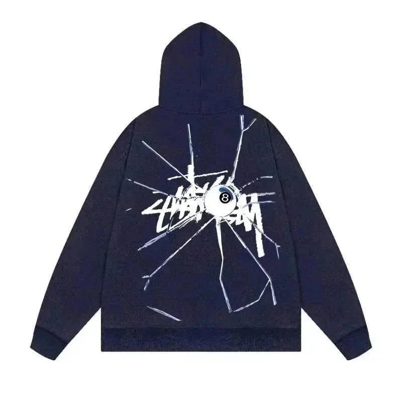 Stussy Black 8-Ball Hoodie