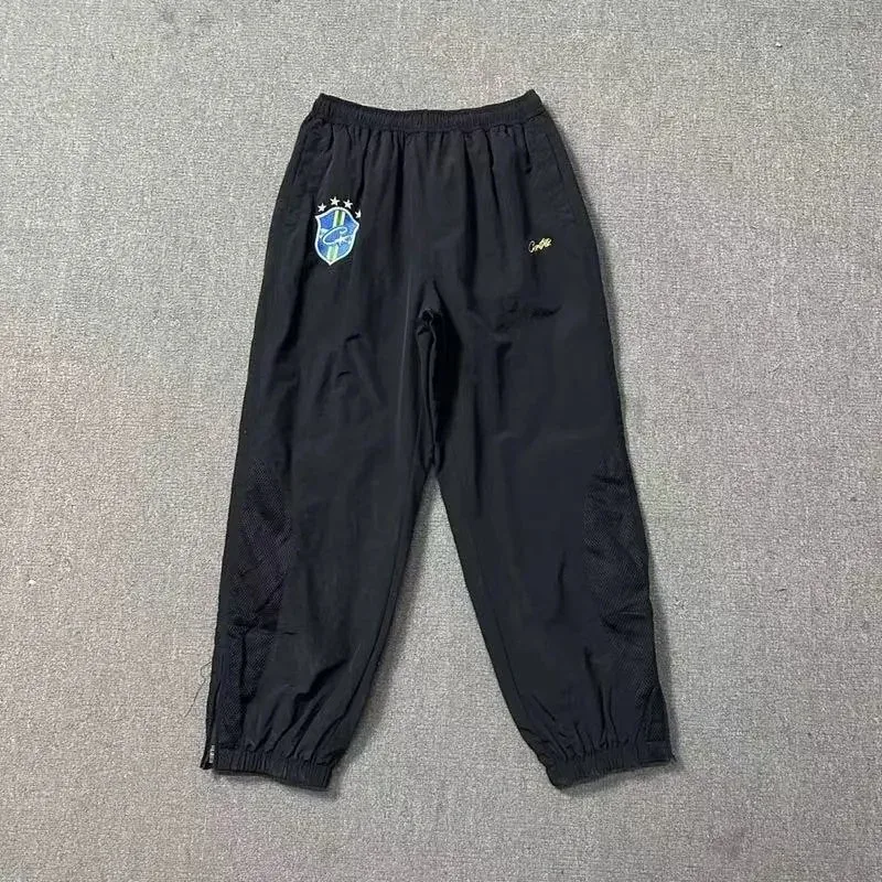 Other Black Pants with Crest Logo Athletic Track Pants Black - 1
