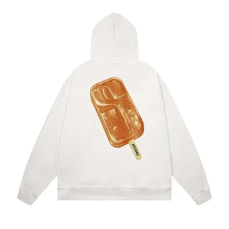 Stussy Ice Pop Hoodie White