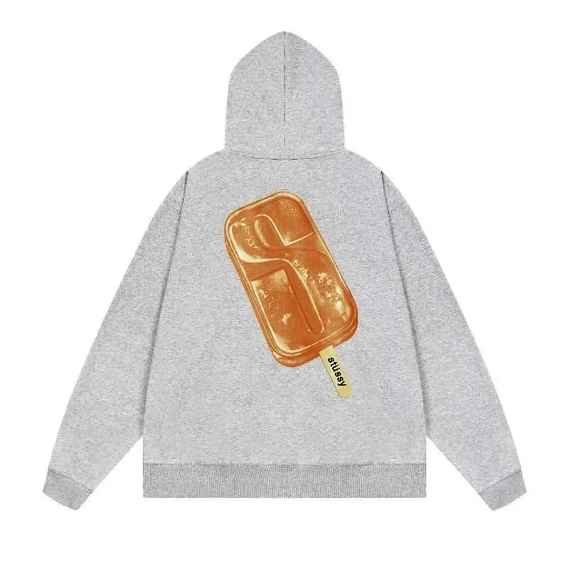 Stussy Ice Pop Hoodie Grey