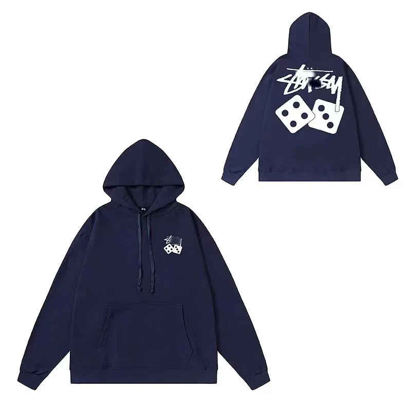Stussy Stüssy Dice Hoodie Navy Blue Sweatshirt