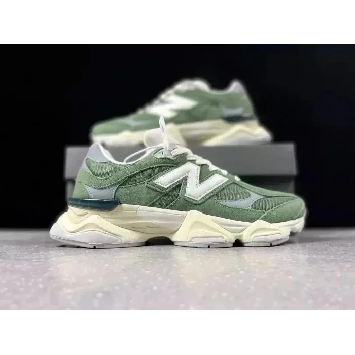 New Balance 9060 Olive Green Sneakers