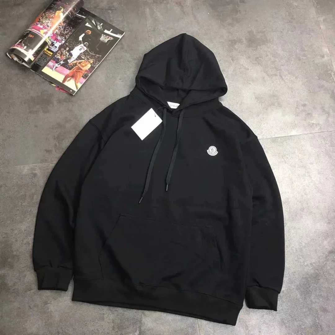 Moncler Black Hoodie Sweatshirt