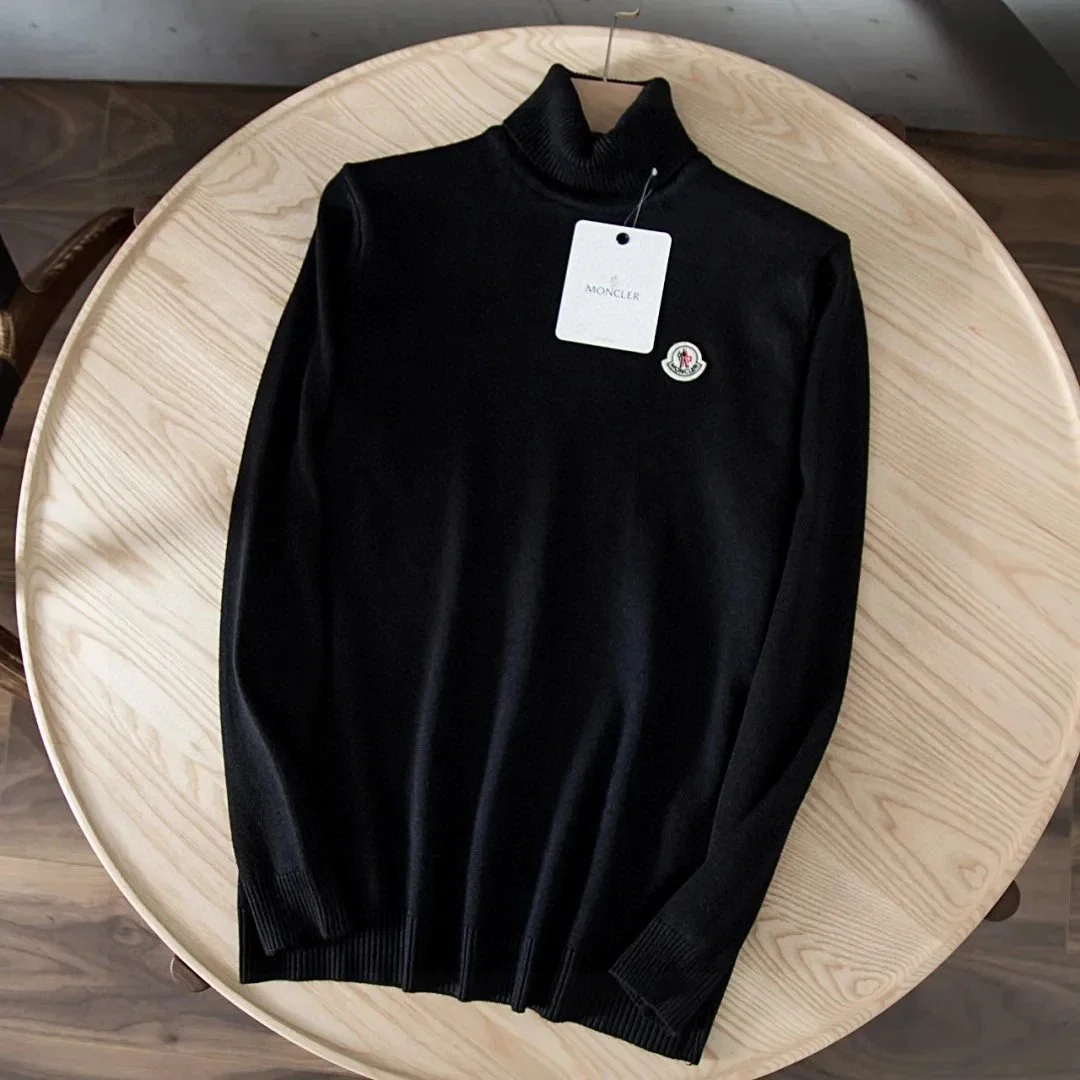 Moncler Black Turtleneck Sweater