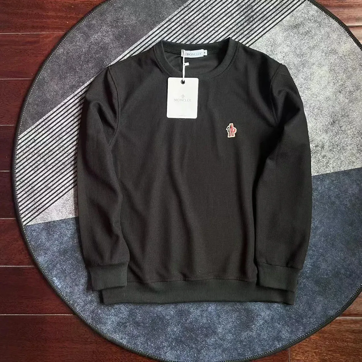 Moncler Black Monogram Sweater