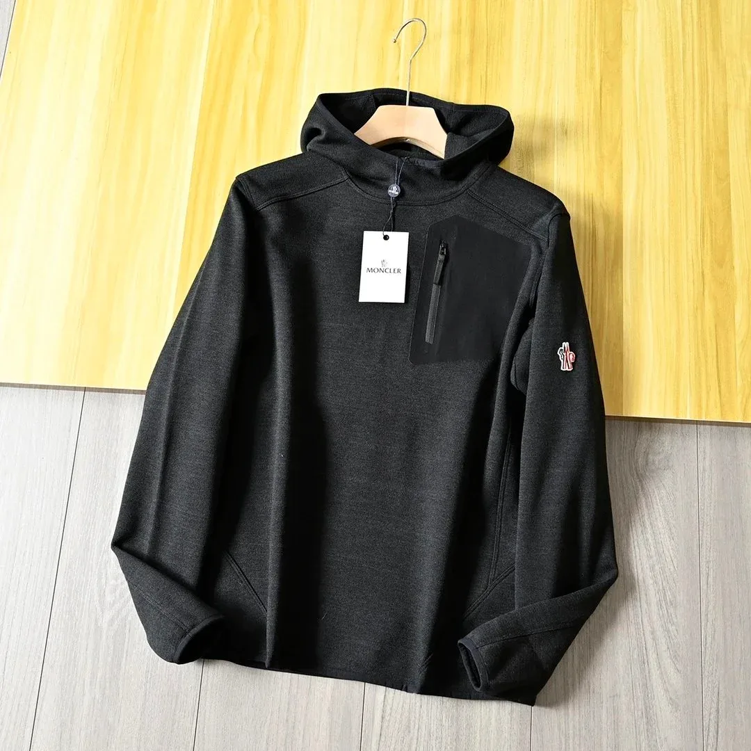 Moncler Hooded Sweatshirt in Black