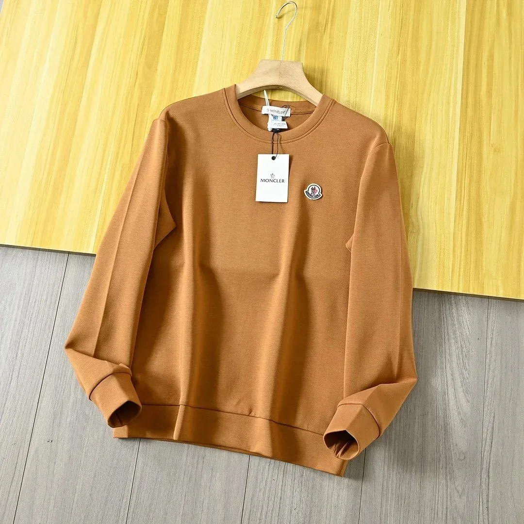 Moncler Orange Crewneck Sweatshirt