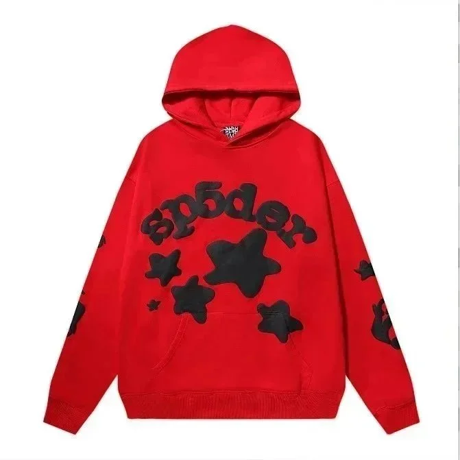 Palm Angels Spider Red Hoodie