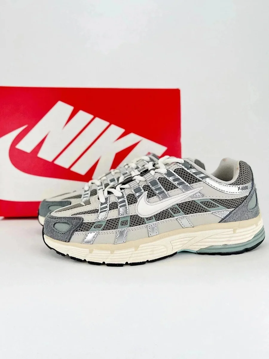 Nike P-6000 Sail/University Red Sneakers