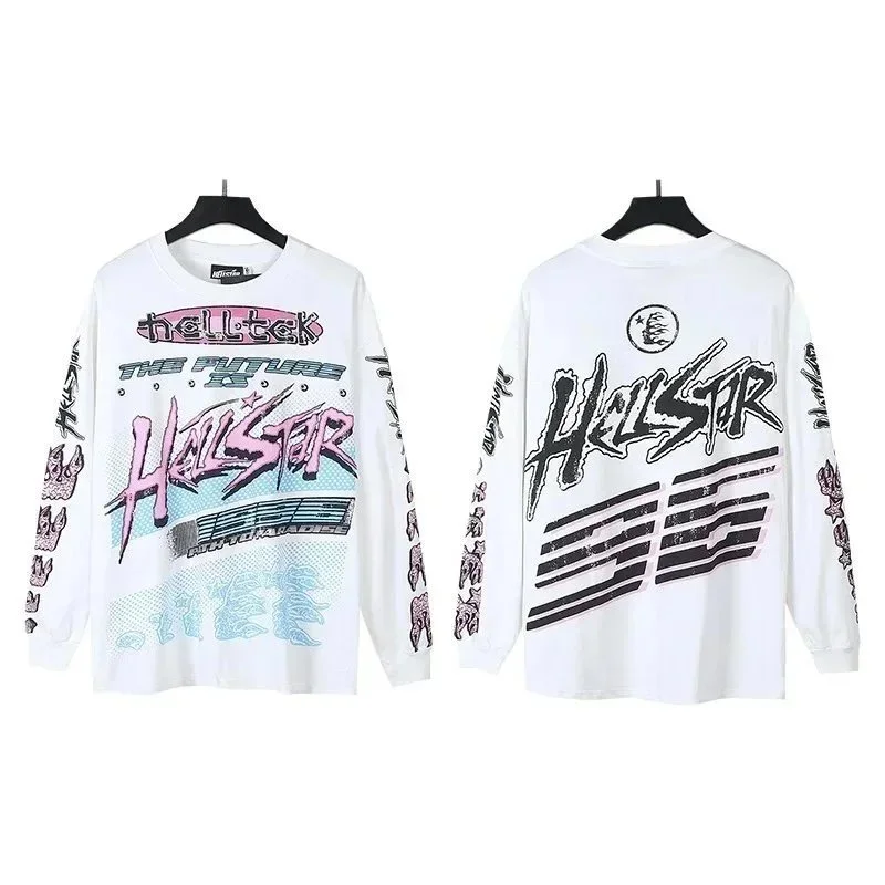 Hellstar The Future is Hellstar White Long Sleeve T-Shirt