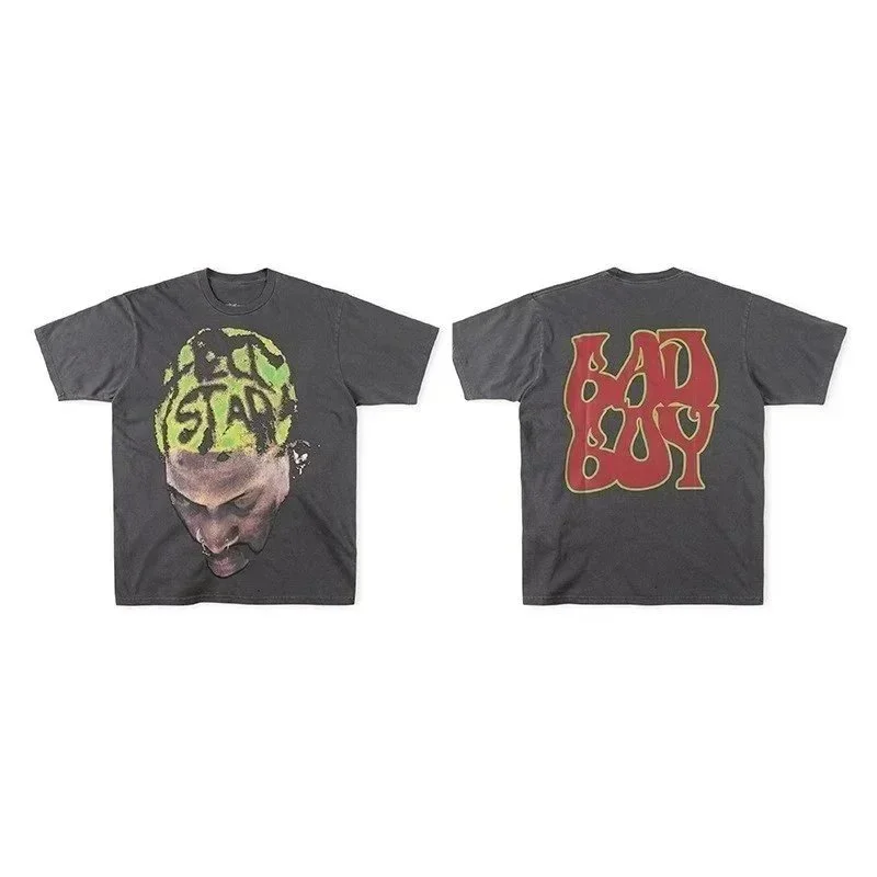 Trapstar Hell Star Bad Boy T-Shirt Charcoal