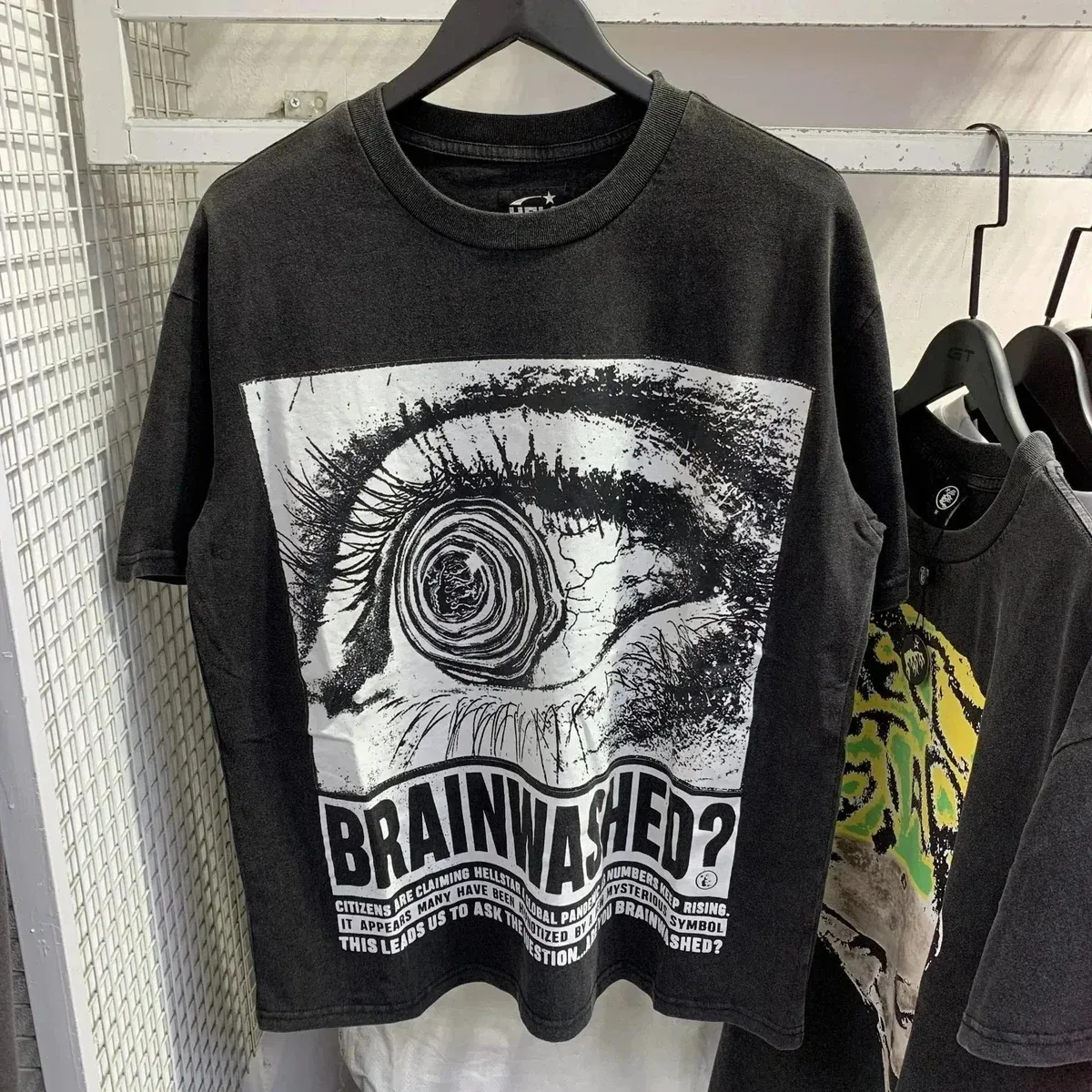 Unisex Brainwashed? Graphic T-Shirt Black