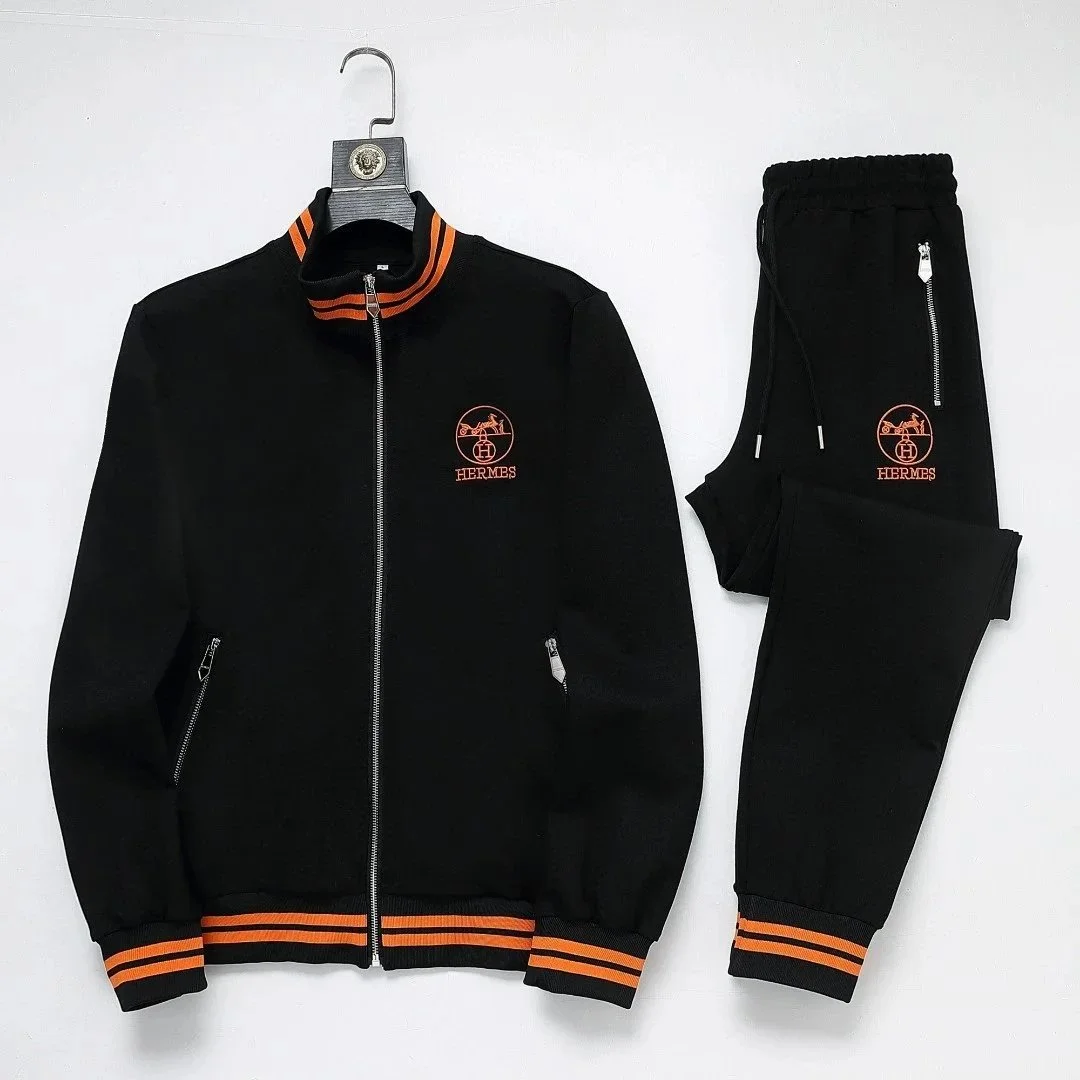 Hermès Black Orange Tracksuit Set