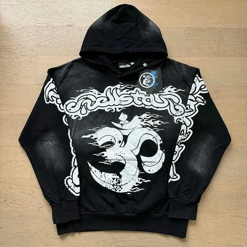 Hellstar Black Om Hoodie Sweatshirt