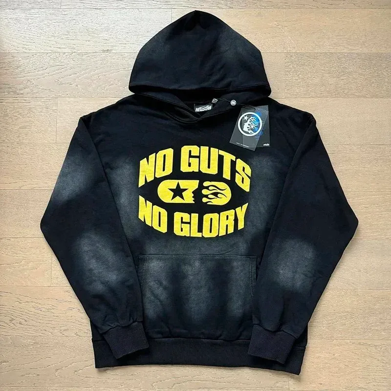 Black 'No Guts No Glory' Hoodie