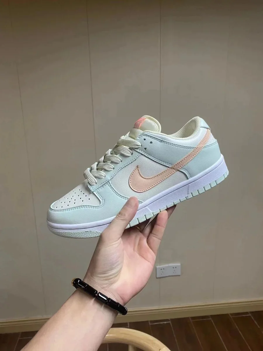 Nike Dunk Low Pastel Peach Ice Blue Sneakers