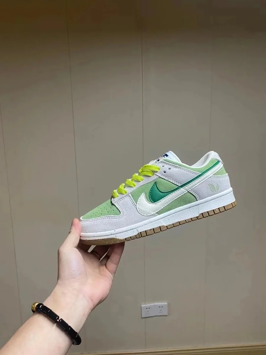 Nike Dunk Low Sail/Green Glow Sneakers