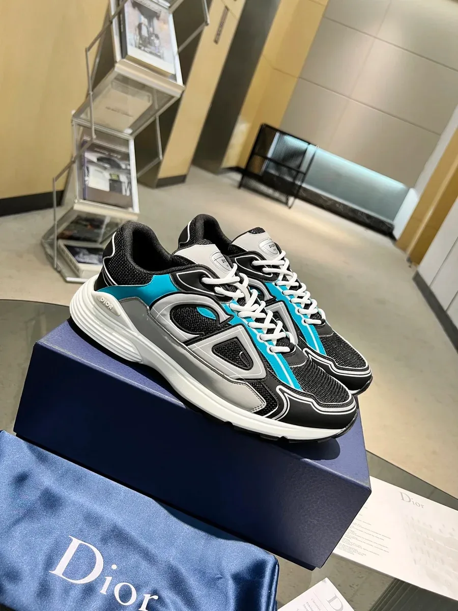 Dior Dior Book Tote Black/Blue Sneakers