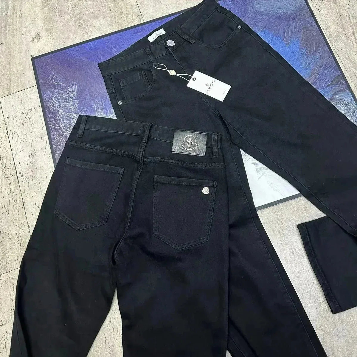 Moncler Black Jeans
