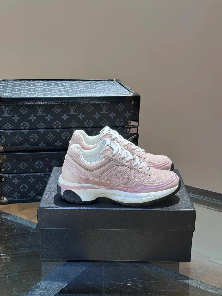 Chanel Runners Pink Gradient Sneakers