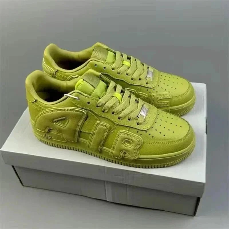Nike Air Force 1 Triple Lime Sneakers