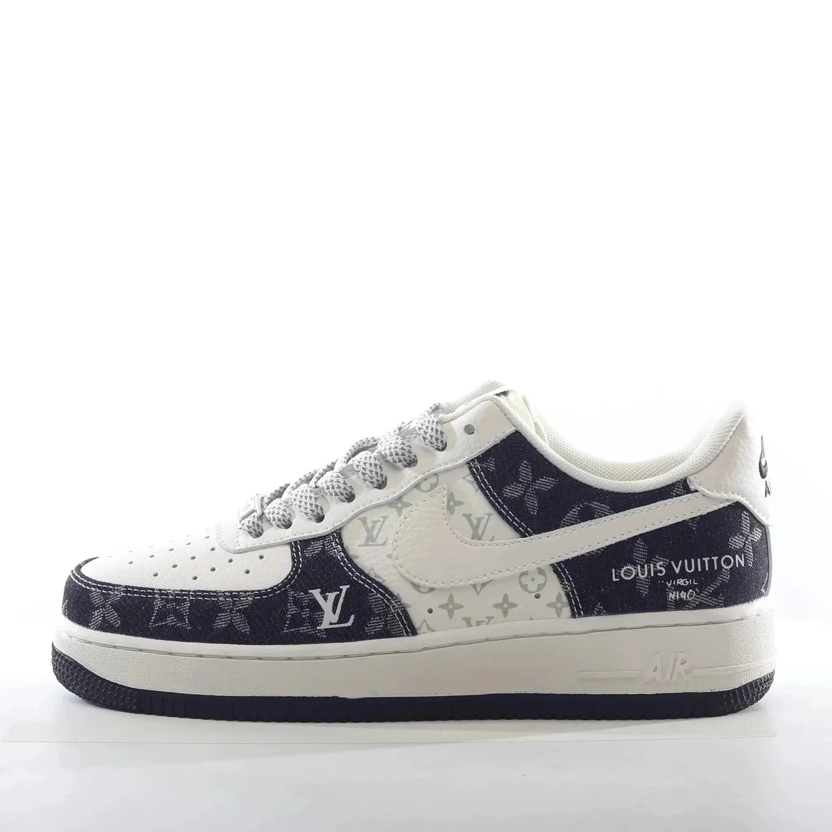 Louis Vuitton Air Force 1 White/Black Sneakers