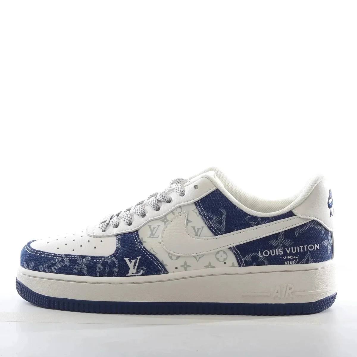 Louis Vuitton Air Force 1 Low '07 Denim White/Blue Sneakers