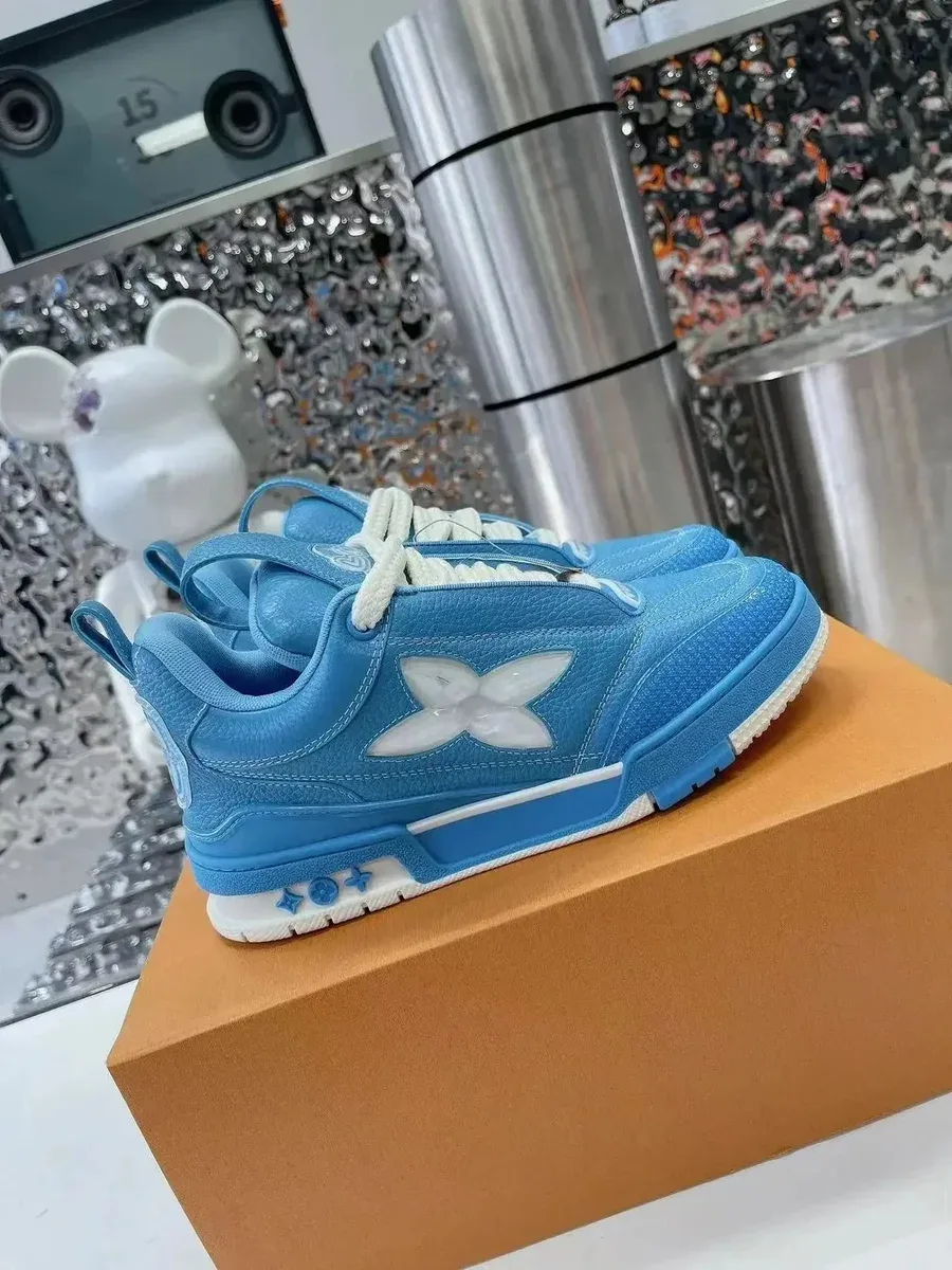 Louis Vuitton LV Trainer Blue Sneakers