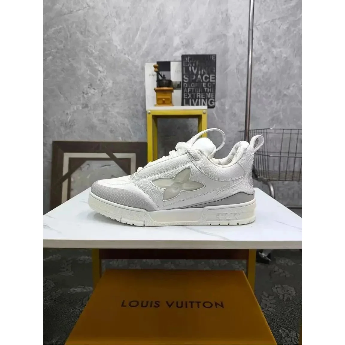 Louis Vuitton LV Trainer White Sneakers
