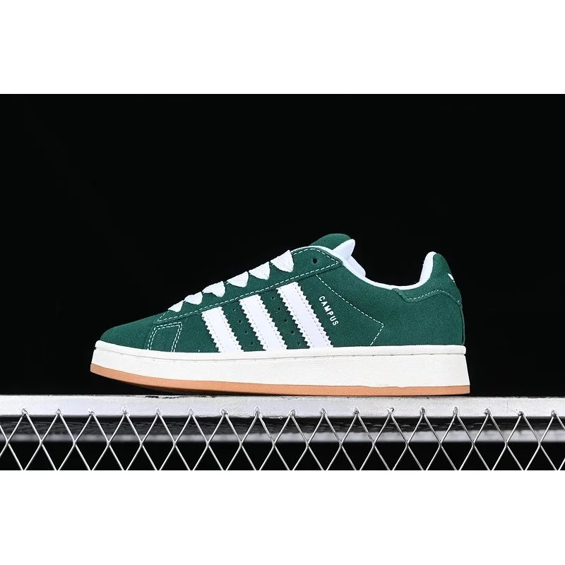 Adidas Campus Green White Sneakers