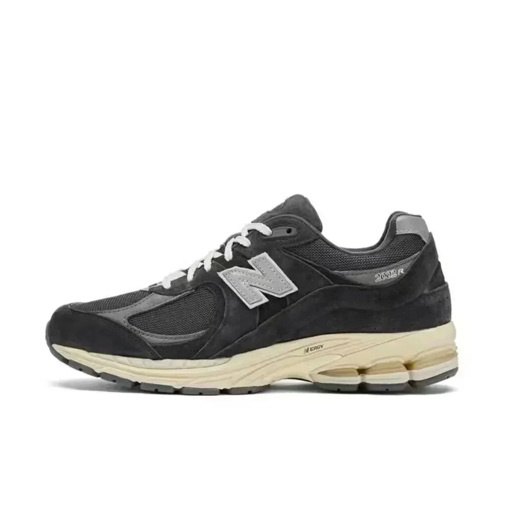 New Balance 2002R Black Grey Sneakers