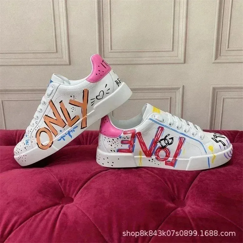 Dolce & Gabbana D&G Family Love Only Sneakers White/Grey