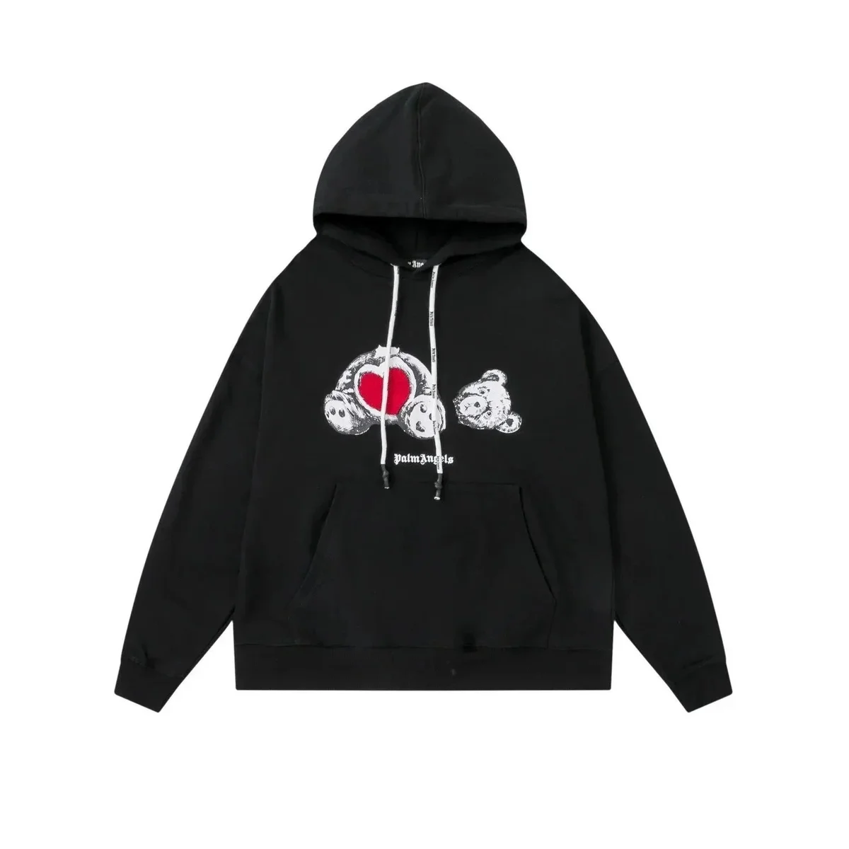 Palm Angels Bear Black Hoodie