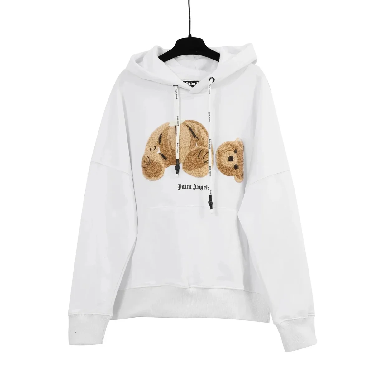 Palm Angels Bear White Hoodie
