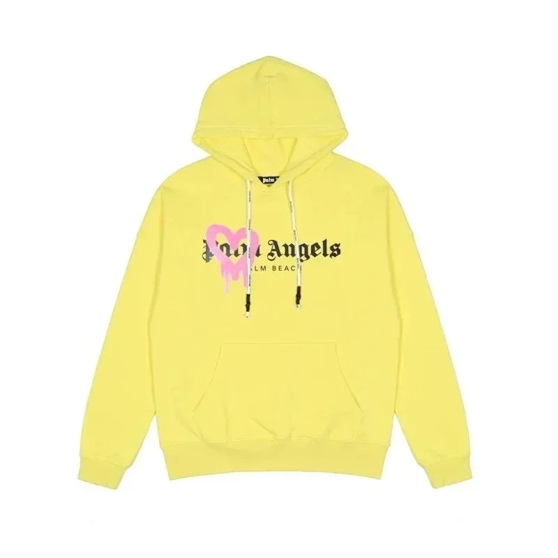 Palm Angels Life is Palm Yellow Hoodie