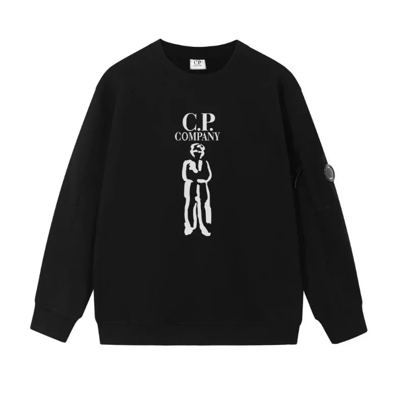C.P. Company Goggle Black Graphic Sweatshirt