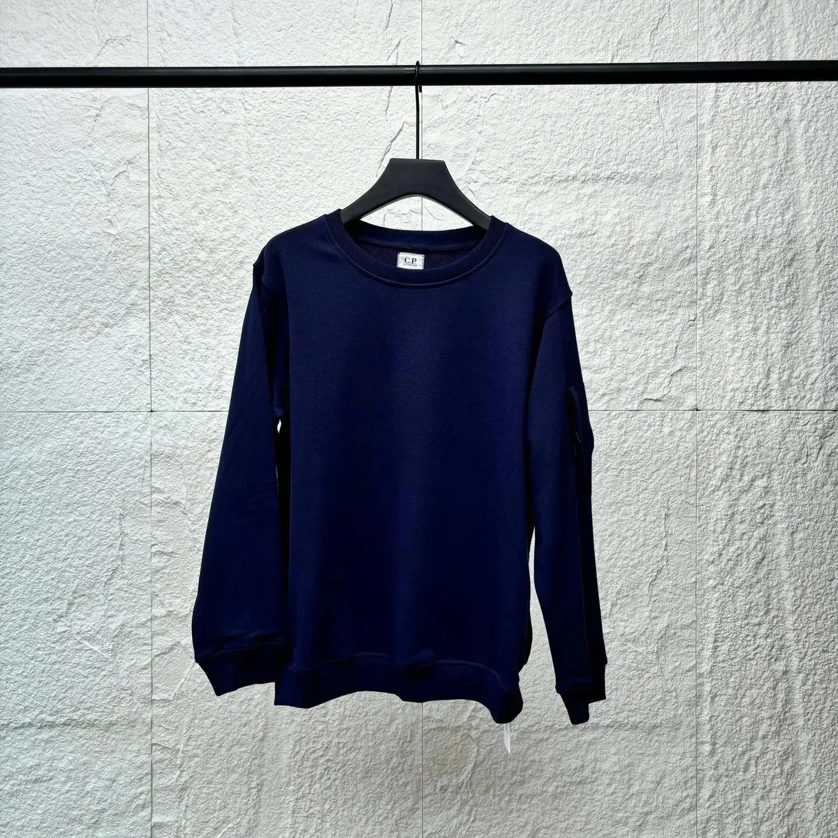 CP Company Goggle Navy Crewneck Sweatshirt