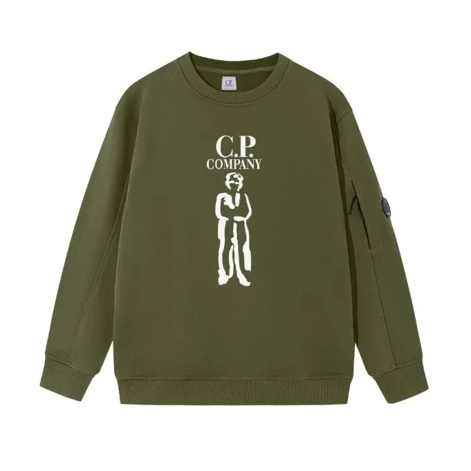 C.P. Company Goggle Military Green Sweatshirt