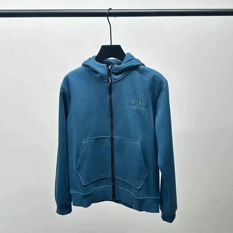 CP Company Goggle Blue Hoodie Sweatshirt